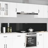  Kuhinjski zid 2 pcs Crna 120 x 40 cm Staklo otporno na udarce | shoptok.hr