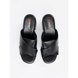 SEASTAR Black mules on a post | Shoptok.si