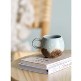 Bloomingville Rjava/kremno bela lončena skodelica 280 ml Paula – | Shoptok.si