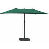  Vrtni suncobran Zelena 385 x 209 x 244 cm Poliester i čelik | Eponuda.com