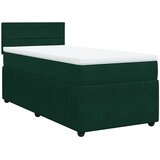  Box spring krevet s madracem tamnozeleni 80 x 200 cm baršunasti | shoptok.hr