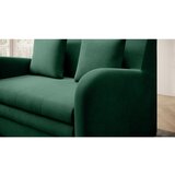 ELTAP Zelena žametna raztegljiva sedežna garnitura 130 cm Ario – | Shoptok.si