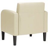 SOFA fotelja s naslonima za ruke krem 54 cm umjetna koža | Eponuda.com