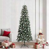 vidaXL Umestno božično drevo med 300 LED Zelena 96 x 96 x 240 cm | Shoptok.si