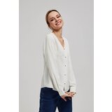 Moodo V-neck shirt with soft buttons | Shoptok.si