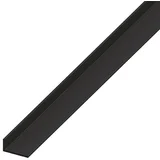 Kotni profil (Do x Š x V: 1.000 x 20 x 10 mm, Debelina: 1,5 mm, Togi PVC, Črne barve)