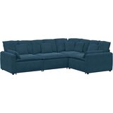  Modularna sofa s jastucima, plava baršunasta | shoptok.hr
