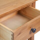 vidaXL konzolna mizica 50x32x75 cm trdna hrastovina, (20711462) | Shoptok.si
