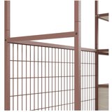 Marckeric Otvoreni željezni ormar boje terakote 140x179,5x40 cm Amara – | shoptok.hr