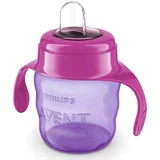 Philips steklenička z ročaji spout cup purple 200ml