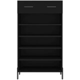 Ormarić za cipele crni 60 x 35 x 105 cm od konstruiranog drva | shoptok.hr