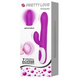 Pretty Love Dempsey Inflatable Rabbit Vibrator Purple Cene