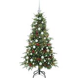  Umjetno božićno drvce s nogom s stalakom Zelena 150 cm PE i PVC | shoptok.hr