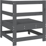  Kutna vrtna sofa siva od masivne borovine | shoptok.hr