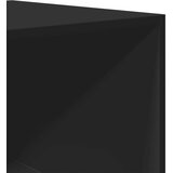  Ormar crni 80 x 50 x 200 cm od konstruiranog drva | shoptok.hr