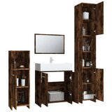  4-dijelni set kupaonskog namještaja boja hrasta drveni | shoptok.hr