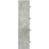  Regal za knjige boja betona 40x24x102 cm konstruirano drvo | Eponuda.com