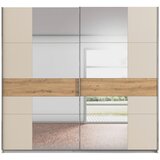 Modern Living Omara Z Drsnimi Vrati Calisto, Barva Šampanjca, Barva Hrasta | Shoptok.si