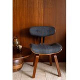 Dutchbone Siv/rjav oblazinjen jedilni stol Blackwood – | Shoptok.si