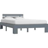  Posteljni okvir siv iz trdne borovine 120x200 cm | Shoptok.si
