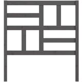  Uzglavlje za krevet sivo 81 x 4 x 104 cm od masivne borovine | shoptok.hr