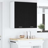 vidaXL viseći ormarić s policom zidne riga crni hrast 80 x 31 x 80 cm | shoptok.hr