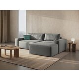 Micadoni Svetlo siva raztegljiva kotna sedežna garnitura iz tkanine bouclé (desni kot) Jodie – Home | Shoptok.si