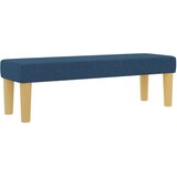 vidaXL Box Spring Krevet s madracem i klupom Plavi 120x190 cm Tkanina | shoptok.hr