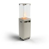 Planika Faro GAS - Spoljni gasni kamin 142x36 cm 8kW siva + zaštitni pokrivač | Eponuda.com