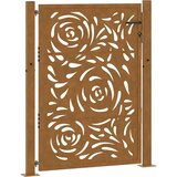  Vrtna vrata 100x125 cm Otporni čelik Dizajn plamena | shoptok.hr