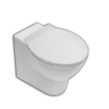 HATRIA nido Stajaća WC školjka (Bijele boje, Keramika)