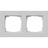 Gira Pokrovni okvir 2-f. ploščat, siv 0212375, (21224695) | Shoptok.si