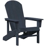  Adirondack stolica Mornarsko plava 82 x 74 x 92 cm HDPE | shoptok.hr