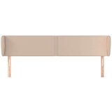  Uzglavlje s ušima boja cappuccina 183x23x78/88 cm umjetna koža | shoptok.hr
