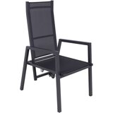 Garden Pleasure Sivi kovinski vrtni stoli v kompletu 1 ks Sintra – | Shoptok.si