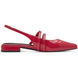 Marco Tozzi Odprte balerinke rdeča | Shoptok.si