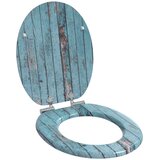  Toaletni pokrov s tiho zaporo Modra 44 x 38 cm MDF plošča, (5000208016) | Shoptok.si