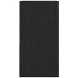 Noćni ormarići s ladicom 2 kom crni hrast 35x34x66,5 cm | shoptok.hr