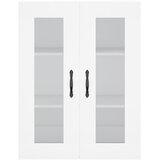  Visoka komoda bijela 69,5x34x180 cm konstruirano drvo | shoptok.hr