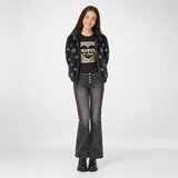 Guess Puhovke AMALIA ALLOVER PEONY PUFFER JACKET Črna | Shoptok.si