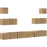  tv omara 7-delna stenski artisan hrast inženirski les, (21703842) | Shoptok.si