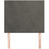  Uzglavlje tamno sivo 90x5x118/128 cm baršunasto | shoptok.hr