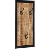 vidaXL Stalak za kapute 40x2x80 cm Puno grubo drvo Mango | shoptok.hr