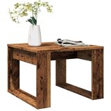 vidaXL Stranska mizica starinski les 50x50x35 cm inženirski les | Shoptok.si