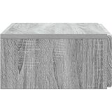 Stolna montirana na zid Siva sonoma 59 x 34,5 x 17 cm | shoptok.hr