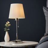 Endon 99596 - Stona lampa 1xE27/10W/230V bela/sjajni hrom | Eponuda.com