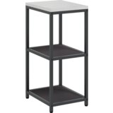 vidaXL polica za skladištenje hrane crna 60 x 50 x 92 cm čelik | shoptok.hr