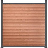 PANEL za ogradu smeđi 353 x 186 cm WPC | shoptok.hr