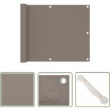  The Living Store Balkonsko platno taupe 75x400 cm oksford blago - Balkonsko Platno, (21743125) Cene
