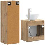  Set namještaja za kupaonicu 2 kom. Hrast artisan Smeđa 33 x 34,5 x 100 cm | shoptok.hr
